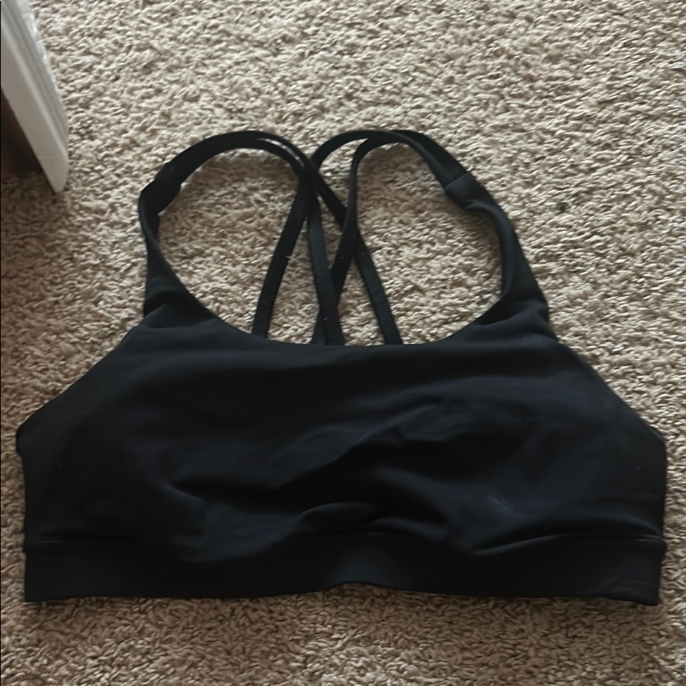 Black Women's Sports Bra
